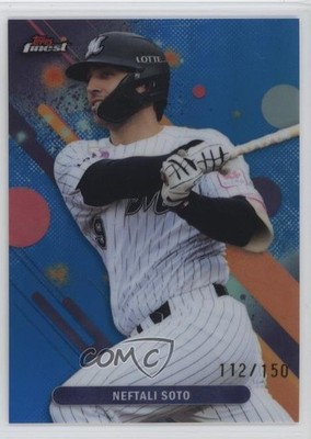 2025 Finest NPB Nippon Professional Baseball Blue Refractor Neftali Soto 0sk9
