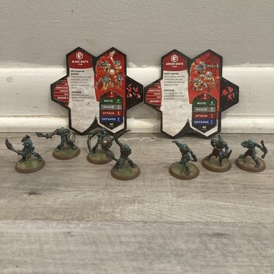 Heroscape Blade And Arrow Gruts Malliddon's Orcs Prophecy Figures And Cards