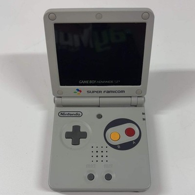 Nintendo Game Boy Advance SP Handheld Game Console AGS-001 Gray READ