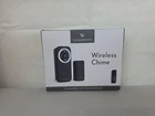 Wasserstein Wireless Doorbell Chime for Blink Video Doorbell-Black