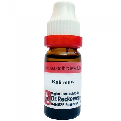 Dr. Reckeweg Kali Mur 6CH 30CH 200CH 1M CM Dilution 11ml FREE SHIPPING