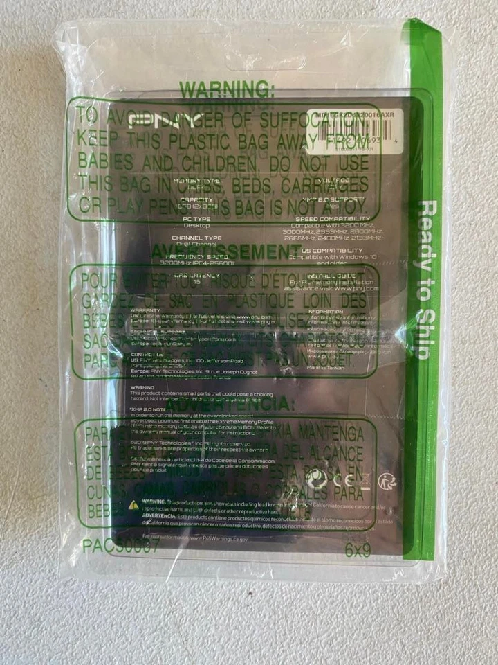 PNY XLR8 Gaming 16GB (2x8GB) DDR4 DRAM 3200MHz (PC4-25600) CL16 1.35V Dual Chann - Image 3 of 4