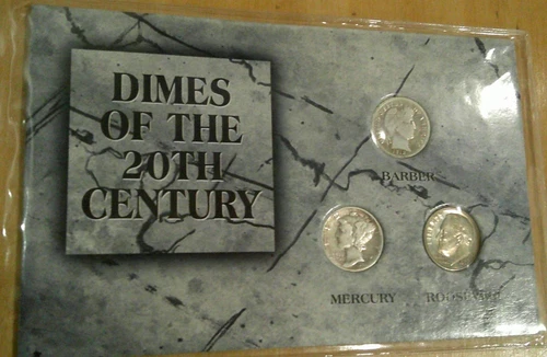 Dimes Of The 20th Century-Barber, Mercury, Roosevelt