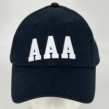 AAA Hat - Youth StrapBack Black Baseball Cap EUC - Insurance