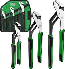SK 3-Piece Groove Joint Pliers Set, Adjustable Water Pump Pliers, 8-inch, 10-inc