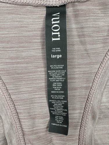 Vuori Womens Lux Performance Tank Top L Pink Scoop Athletic VW108 - Picture 8 of 8