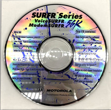 Motorola Surfr Series Voice Surfr Modem Surfr Vintage Y2K CD Motorola Software