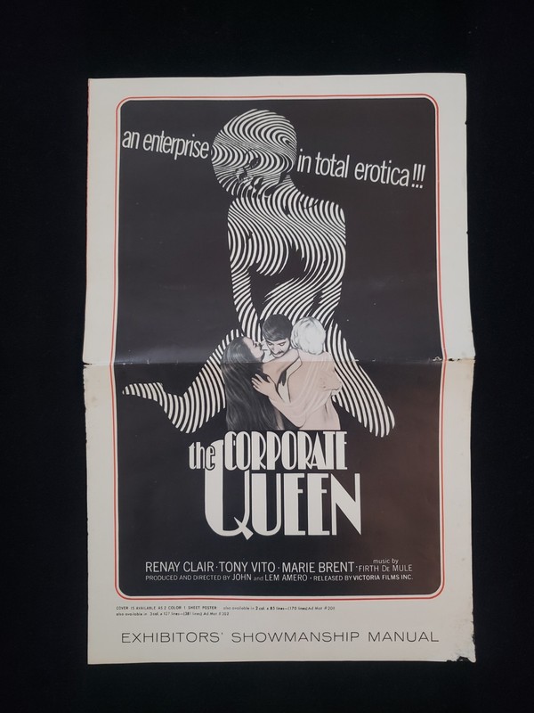 The Corporate Queen 1969 Movie Poster Exhibitors Showmanship Manual Pressbook