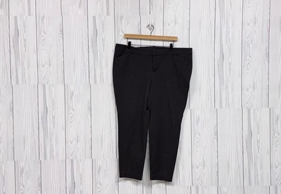 Old Navy pixie pants womens size 18 solid gray slim straight mid rise stretch