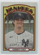 2021 Topps Heritage Chrome Refractor 34/572 Gerrit Cole #249 2g8