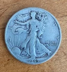 1943 walking liberty half dollar. Denver mint