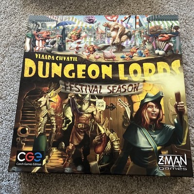Z-Man Games Czech Games Edition Dungeon Lords Fantasy Board Game Complete 2+
