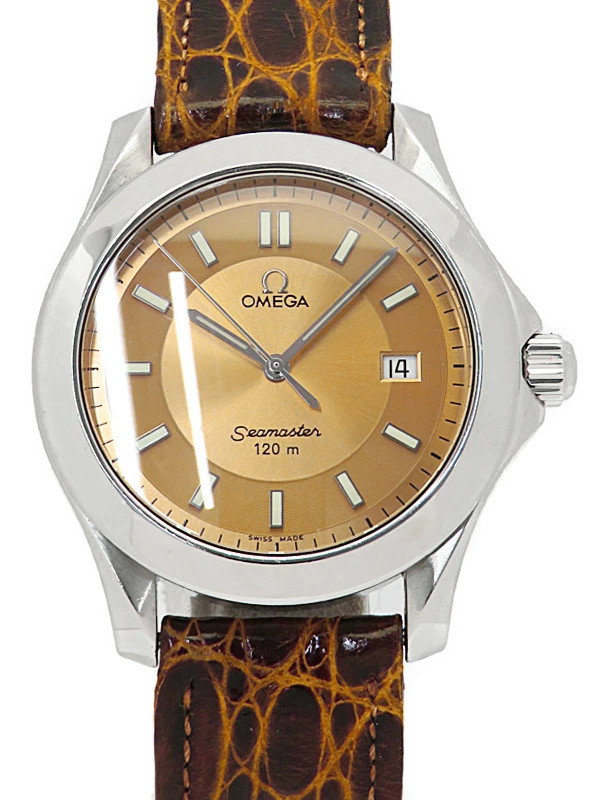 OMEGA Seamaster 120M 2511.62 Orange Case Size 36mm Men's Used Watch #121017