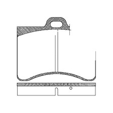 Plaquette de frein Citroen SM