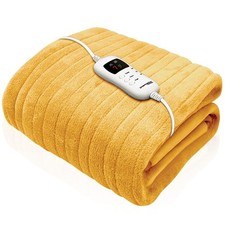 Dreamcatcher Heated Throw Luxury Electric Bed Sofa Blanket Timer Double & XL