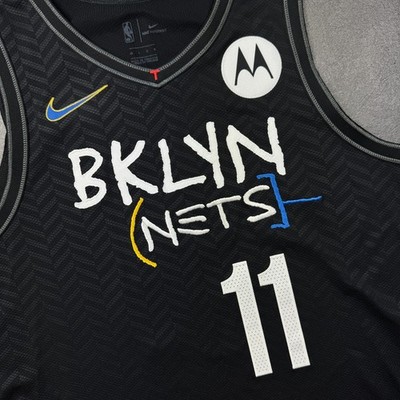 100% Authentic Kyrie Irving Nike Brooklyn Nets City Edition Jersey