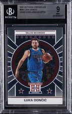 2021-22 PANINI CHRONICLES HOMETOWN HEROES OPTIC #664 LUKA DONCIC BGS 9