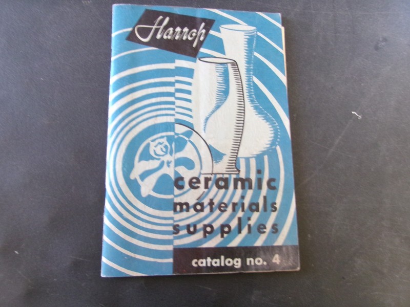 Vintage 1950's Harrop Ceramic Supplies Trade Catalog