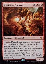 055/106 OBSIDIAN FIREHEART MYTHIC ARCHENEMY: NICOL BOLAS MTG KARTE