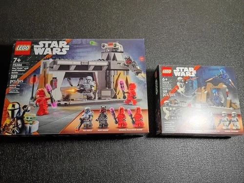Lego Star Wars Sets 75373 & 75386 Paz Vizsla Ambush On Mandalore