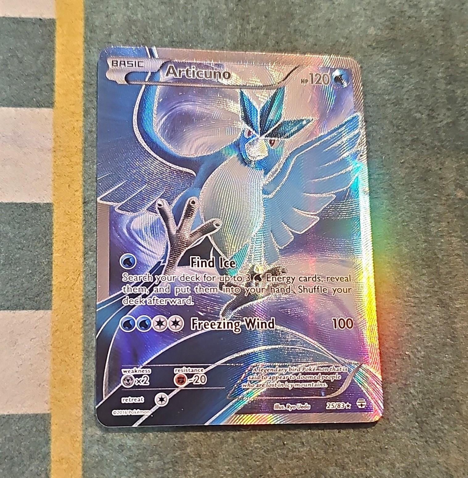 The Pokémon Company Articuno 25/83 Generations EN Rare Holo 120HP 2016