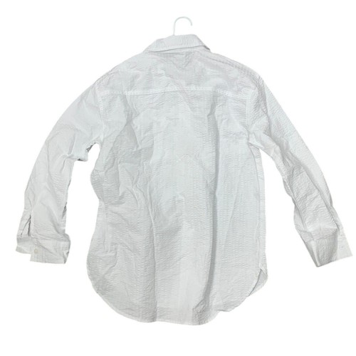 New Art Class Girls Large (10/12) White Long Sleeve 100% Cotton Button Up Shirt - Picture 2 of 3