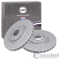 2X A.B.S. Bremsscheiben 330Mm Vorne Passend FüR MERCEDES-BENZ C-KLASSE CLK SLK