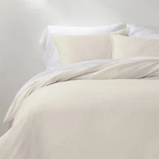 Heavyweight Linen Blend Duvet Cover & Sham Set - Casaluna