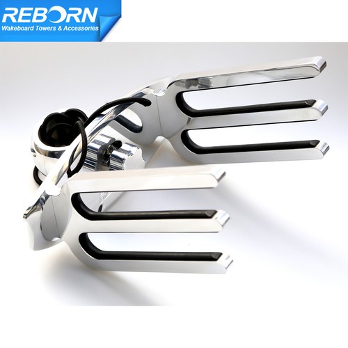 Reborn QR Wakeboard Tower Rack Fit Vertical /Horizontal /Slant Tube/ Polished - 第 1/3 張圖片