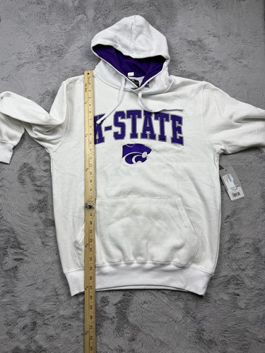 Kansas State Wildcats Sweater Mens Medium Thick Fleece Embroidered NCAA - Picture 6 of 10