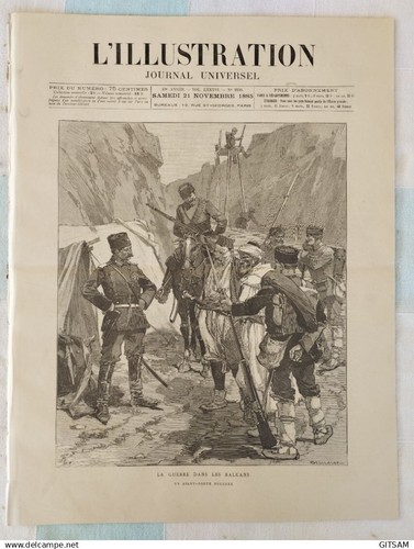 L'ILLUSTRATION 2230 / 1885 BULGARIA BULGARIE BALKANS