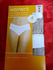 Warner's Women's No Pinches No Problems Hipster Panty 4-Pack