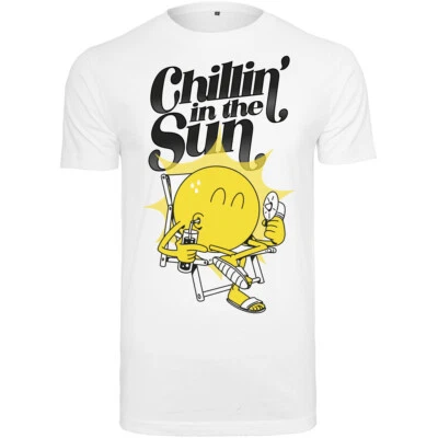Mister Tee Chillin' The Sun Tee Hommes T-Shirt Été Soleil Chiller Coton - Photo 1/2