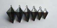 Double Pyramid sea weights, std loop or bait clip 1-6oz Ideal on sandy bottoms