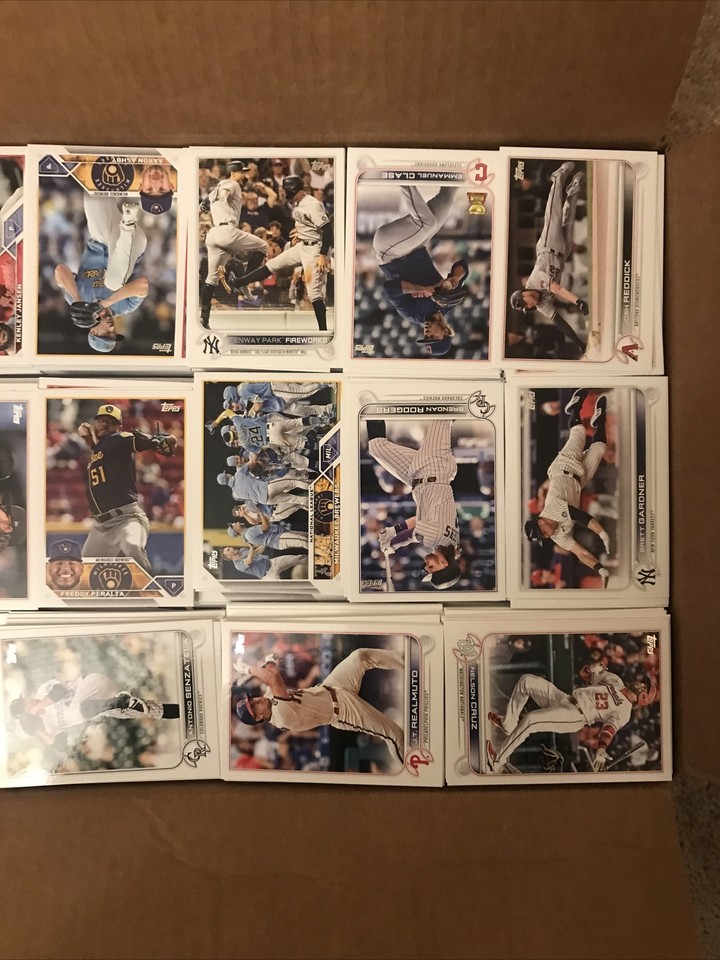 20202023 Bulk Baseball Cards All Base Common No Panini All Topps. No