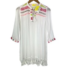 Roller Rabbit Beach Coverup Blouse Womens 2X-...