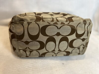 Coach F14658 Signature Stripe Diaper Baby Bag Multifunction Tote