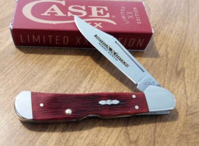 CASE XX New 12213 Series 37 Old Red Barnboard Jig Bone Copperlock Knife/Knives