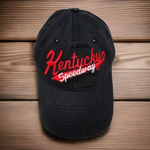 NASCAR Kentucky Speedway Auto Carreras Pista Gorra de Pelota Sombrero Negro Ajustable - Imagen 6 de 15