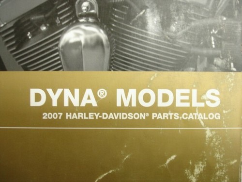 Harley Davidson Dyna 2007 catálogo de piezas de deslizamiento manual P/N 99439-07 (G1) - Imagen 2 de 5