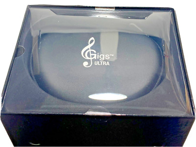 GIGS Ultra 6 Foldable Wireless Bluetooth Stereo Headphones Black New Sealed