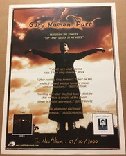 GARY NUMAN Ultra Rare 2000 PROMO POSTER for Pure CD USA 18x24 NINE INCH NAILS