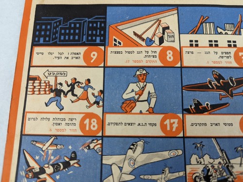 De colección Palestina Segunda Guerra Mundial Shemen fábrica niños juego de mesa aviones italianos esvástica - Imagen 11 de 12