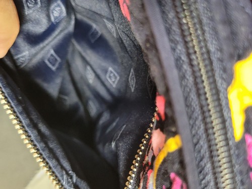 Vera Bradley Iconic Campus Backpack in "Butterfly Flutter" Pattern laptop slot - Picture 12 of 21