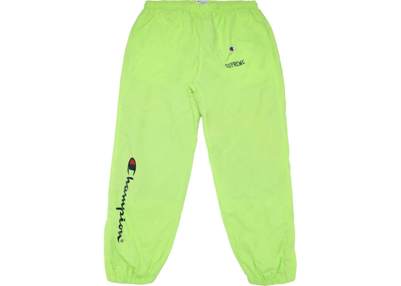 Pantalon de survêtement Supreme Champion Lime SS18P6 homme taille L