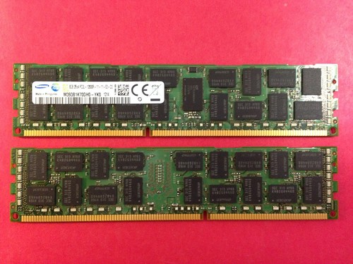Samsung 8GB PC3L-12800R DDR3-1600 ECC REG SERVER MEMORY M393B1K70DH0-YK0*** - Picture 1 of 2
