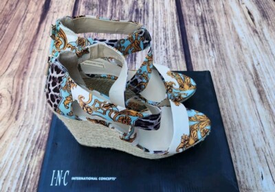 INC International Concepts Wedge Sandals, Size 10, NIB