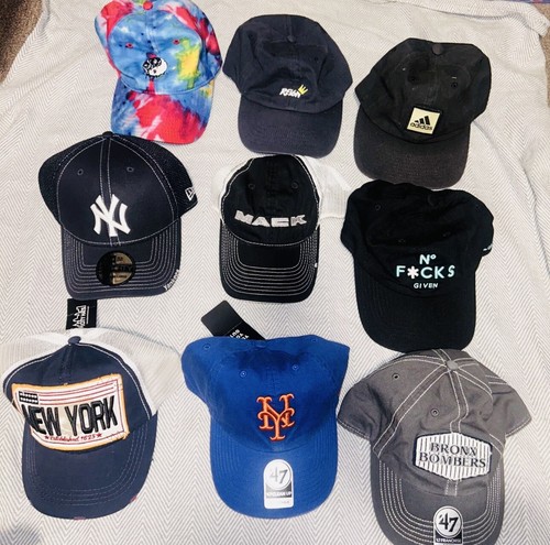 Vintage Lot ( 9 ) Sports Trucker Hat Lot Snapback Hats Baseball Caps *You Pick*