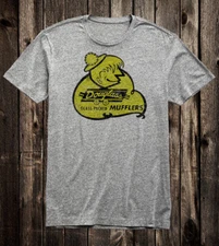 Hot Rod Tee T Shirt Drag Race Racing Auto Speed Shop Genuine Douglass Mufflers