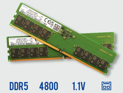 Samsung 8 GB 16 GB 32GB PC5-38400 DDR5-4800 DIMM Memory 288pin for